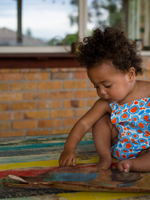 Linen Baby Romper